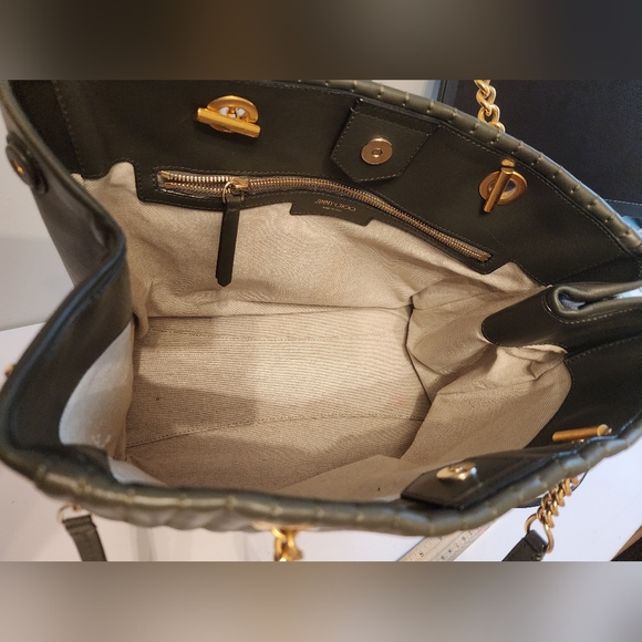 Jimmy Choo Green tote bag - Picture 4 of 7